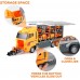 BeebeeRun 11 in 1 Engineering Construction Carrier Truck Set